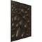 Ekena Millwork 19 5/8in. W x 19 5/8in. H Shale EnduraWall Decorative 3D Wall Panel Covers 2.67 Sq. Ft. WP20X20SLCDB - alternate 2